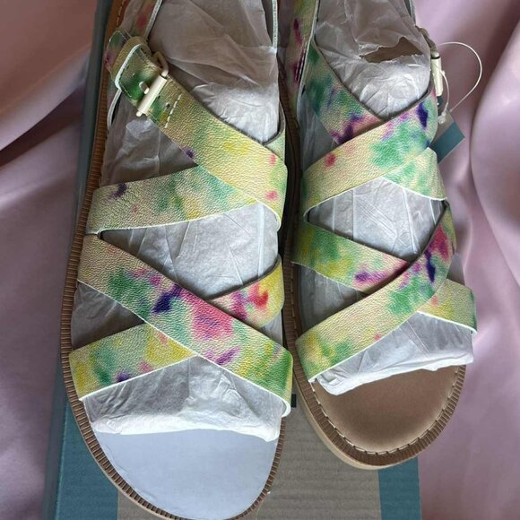 Sicily tie dye leather sandal Size 7.5 - Picture 2 of 4